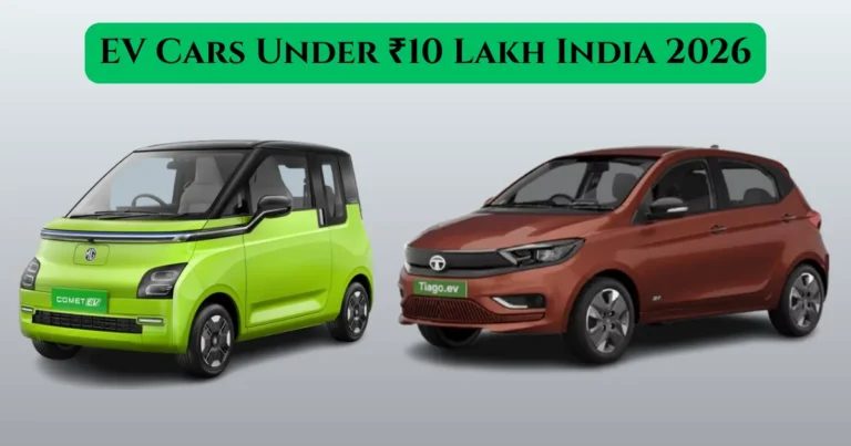 EV Cars Under ₹10 Lakh India 2026