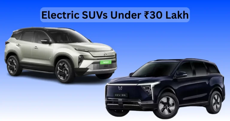 Electric SUVs Under ₹30 Lakh