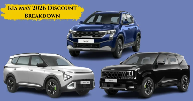 Kia May 2026 Discount Breakdown