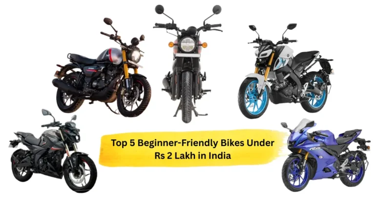 Top 5 Beginner-Friendly Bikes Under Rs 2 Lakh
