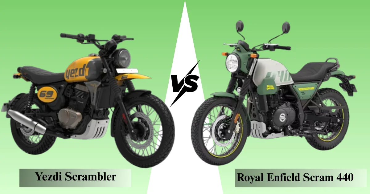 Yezdi Scrambler vs Royal Enfield Scram 440