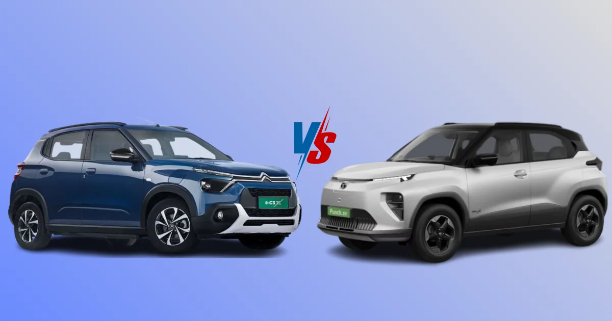 Citroen eC3X vs Tata Punch EV