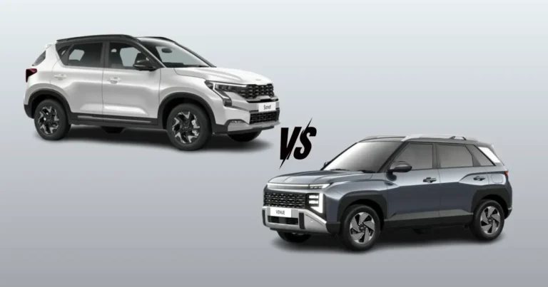 Kia Sonet vs Hyundai Venue Safety Comparison 2026