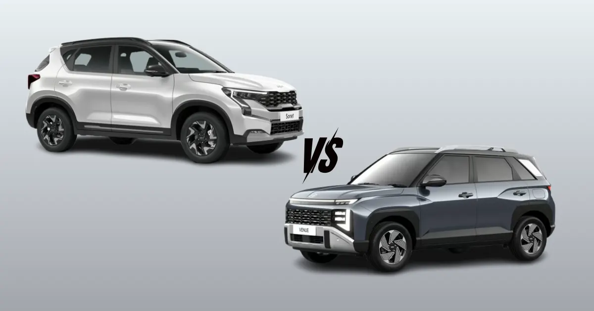 Kia Sonet vs Hyundai Venue Safety Comparison 2026