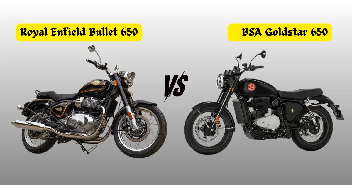 Royal Enfield Bullet 650 vs BSA Goldstar 650