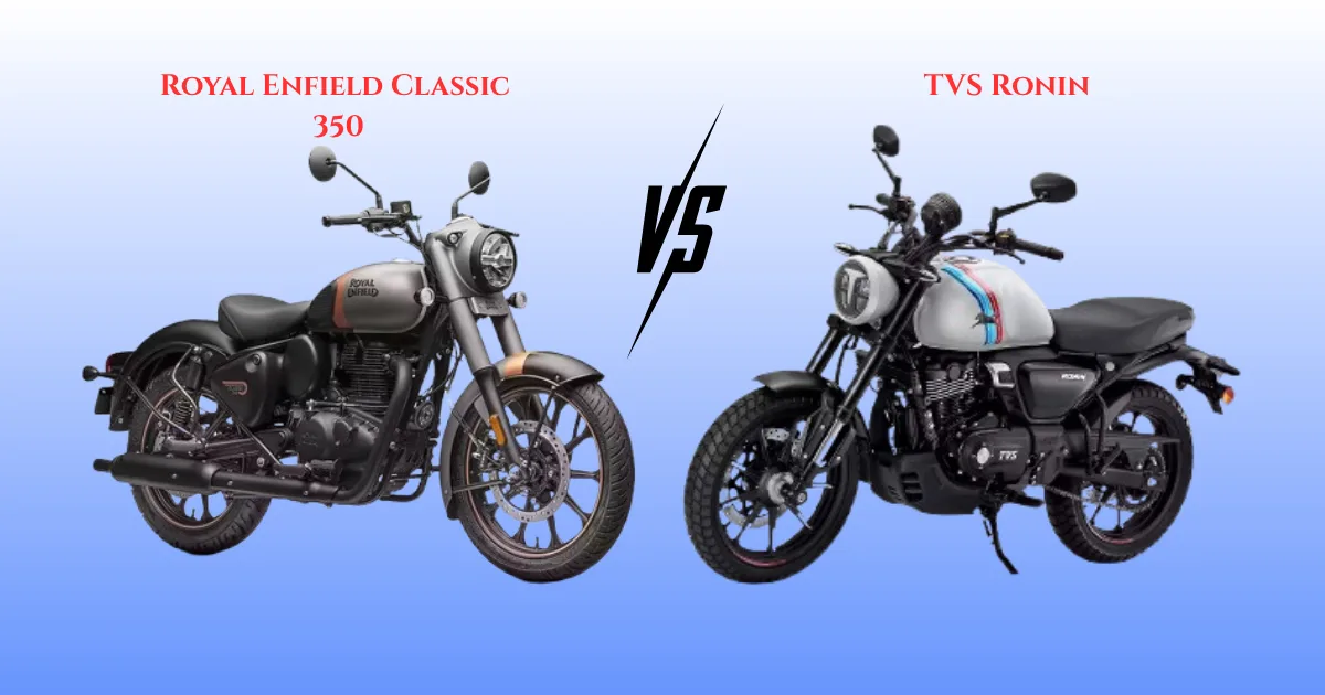 Royal Enfield Classic 350 vs TVS Ronin