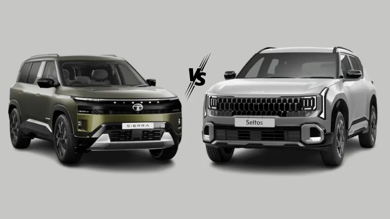 Tata Sierra vs Kia Seltos