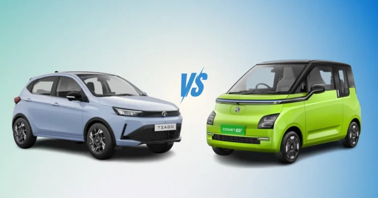 Tata Tiago EV vs MG Comet EV