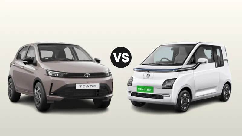 Tata Tiago EV vs MG Comet EV