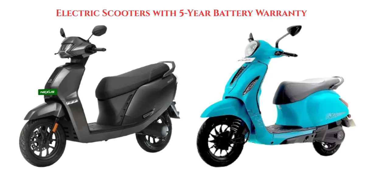 Electric Scooters with 5-Year Battery Warranty