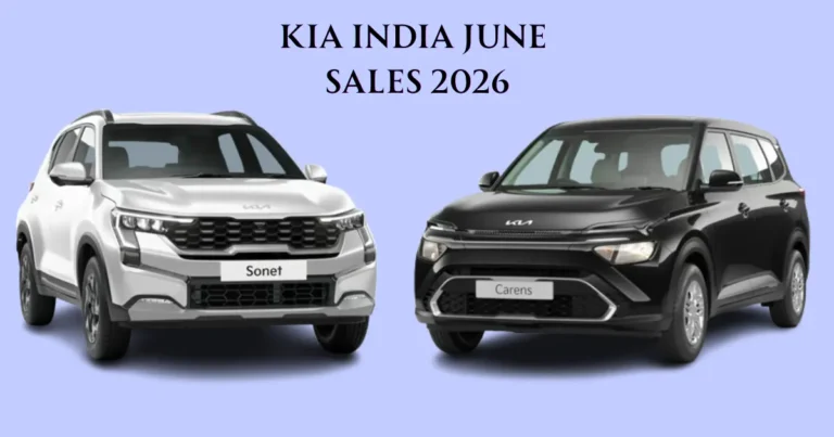 Kia India June Sales 2026