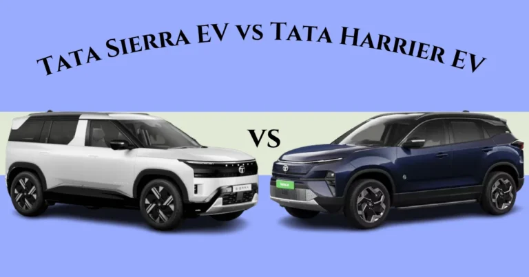 Tata Sierra EV vs Tata Harrier EV