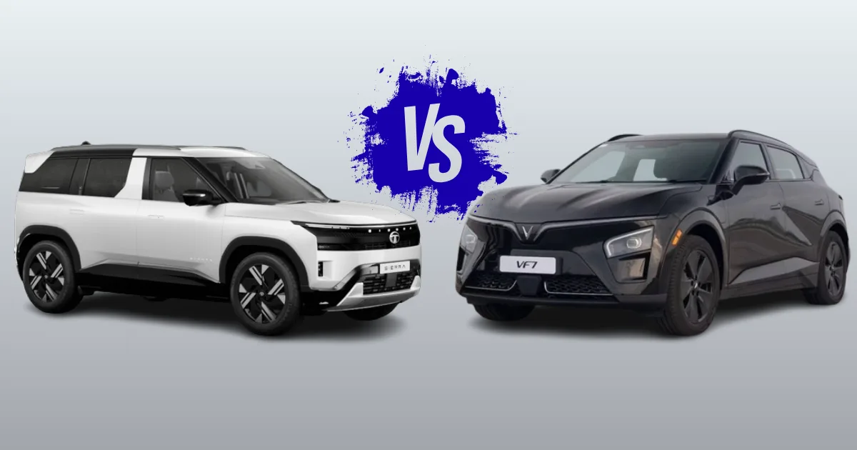 Tata Sierra EV vs VinFast VF7