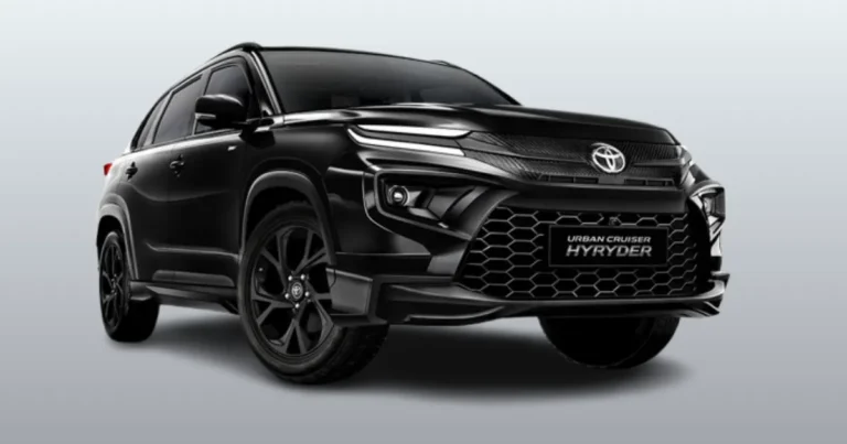 Toyota Hyryder Aero Black Edition