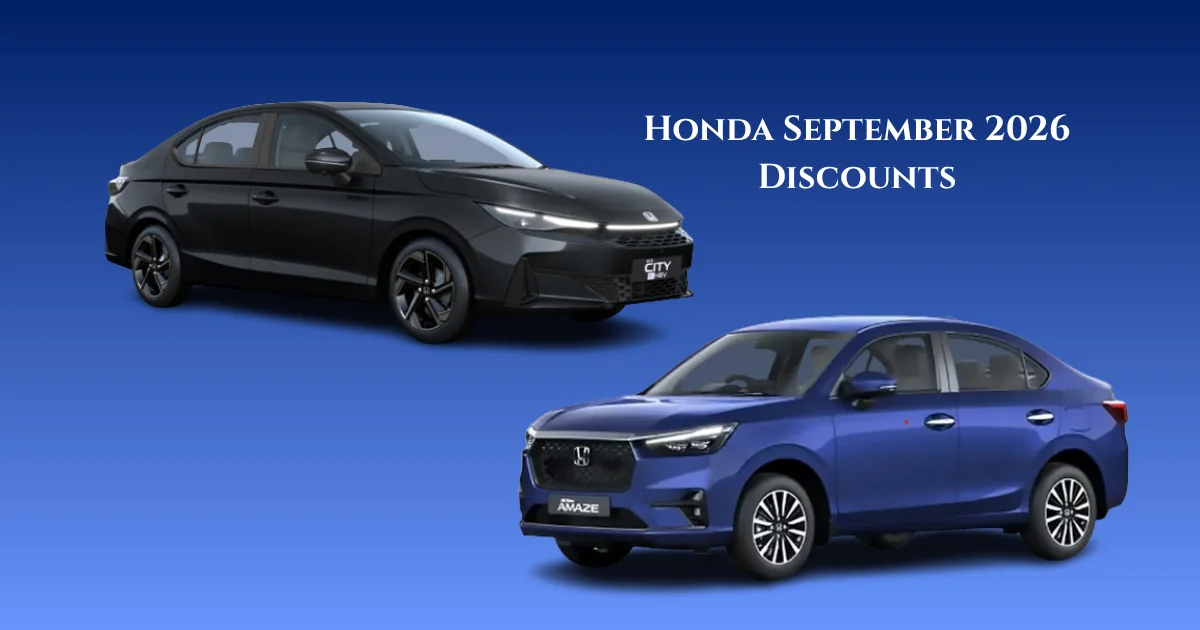 Honda September 2026 Discounts